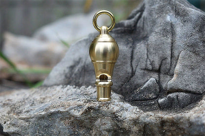 Brass Cannon Blast Loud Survival Whistle for Emergency Situations