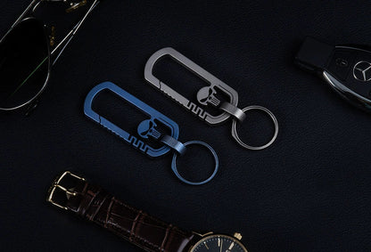 Titan Elegance Punisher Keychain for Stylish Carry