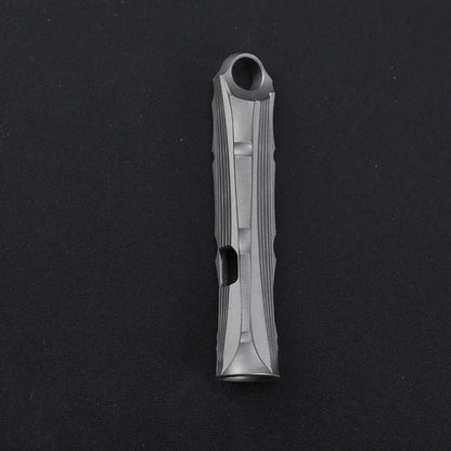 Portable Titanium Whistle for High Decibel Sound and Survival Needs