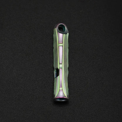 Portable Titanium Whistle for High Decibel Sound and Survival Needs