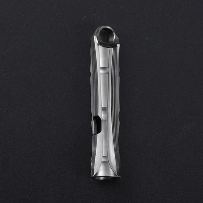 Portable Titanium Whistle for High Decibel Sound and Survival Needs