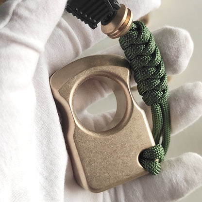 Single Finger Brass Multi-Use Defense Tool