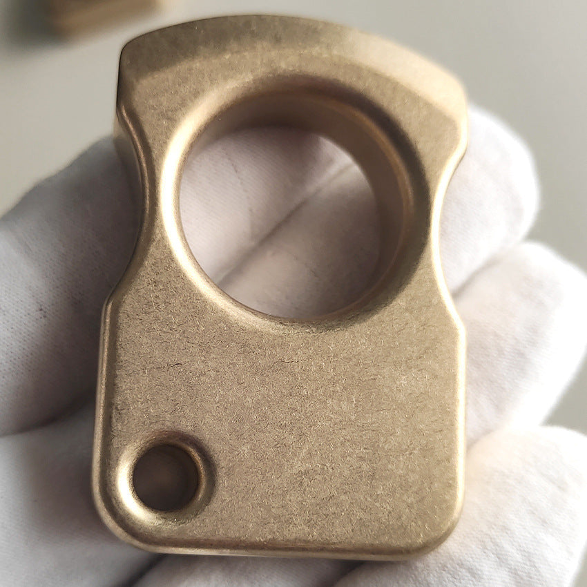 Single Finger Brass Multi-Use Defense Tool