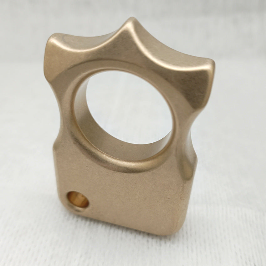 Single Finger Brass Multi-Use Defense Tool