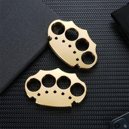 Thickened Brass Knuckle Duster for Self-Defense and Protection