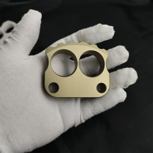 Thickened Two-Finger Knuckle Duster Aluminum Window Breaker EDC Tool