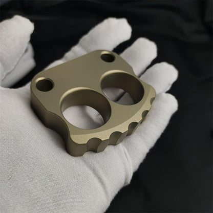 Thickened Two-Finger Knuckle Duster Aluminum Window Breaker EDC Tool