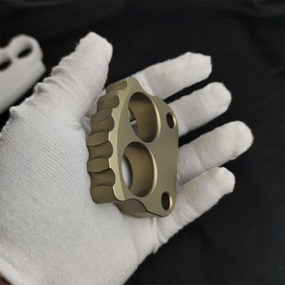 Thickened Two-Finger Knuckle Duster Aluminum Window Breaker EDC Tool