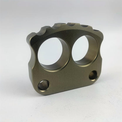 Thickened Two-Finger Knuckle Duster Aluminum Window Breaker EDC Tool