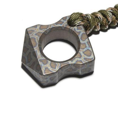Titanium Knuckle Duster with Multiple Styles for Self Defense and Window Breaking