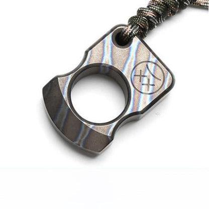 Titanium Knuckle Duster with Multiple Styles for Self Defense and Window Breaking