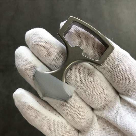 Titanium Alloy Crowbar Broken Window Key Bottle Opener EDC Tool Pendant