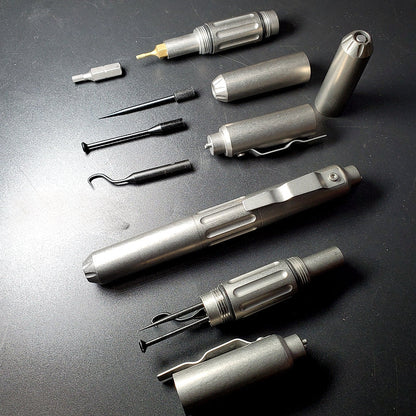 Titan All-in-One Survival Tool with Wrench for Home and Outdoor Use