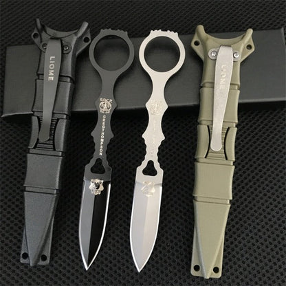 Liome Fixed Blade Tactical Knife for Outdoor Hunting and Camping Needs