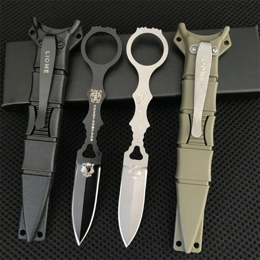 Liome Fixed Blade Tactical Knife for Outdoor Hunting and Camping Needs