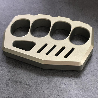 Oversized Finger Loop Aluminum Knuckle Duster Defense EDC Tool