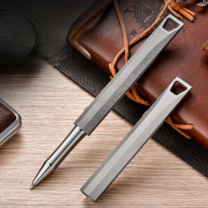 Titan Slide Signature High-End Metal Pen for Fidgeting