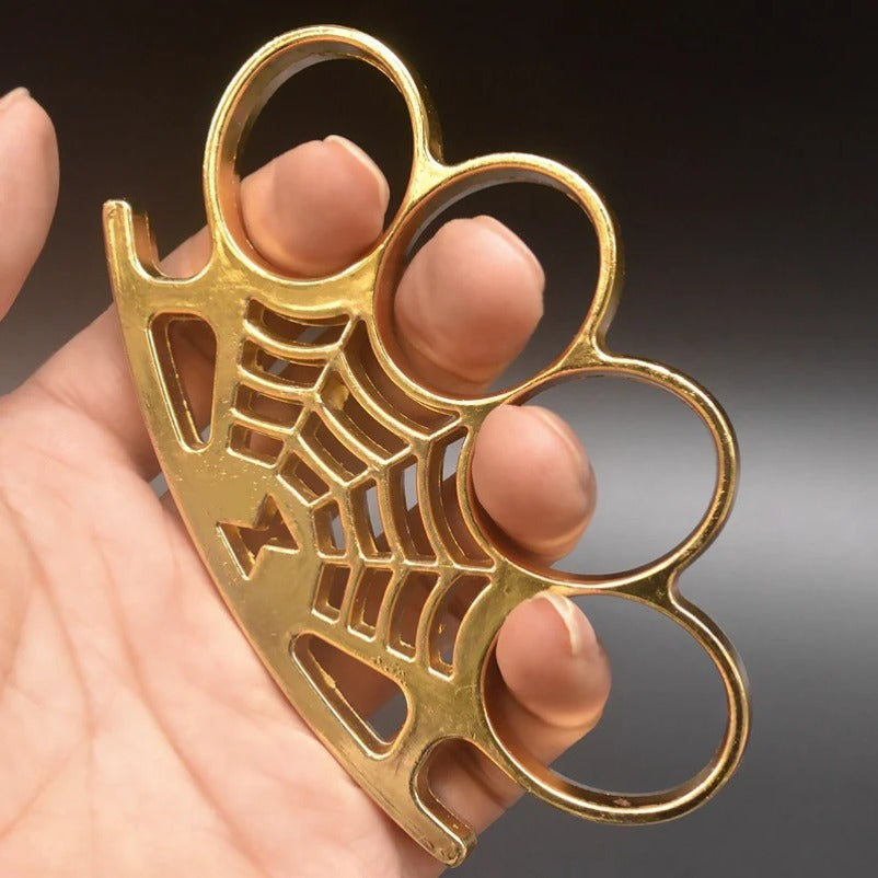 Metal Brass Knuckle Duster by WebGuard for Window Breaking Protection