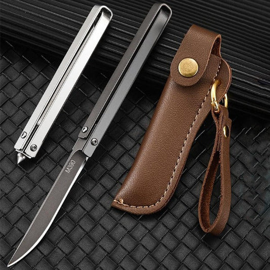 Folding Knife with Mechanically Designed Handle for Tactical Outdoor Pocket Carry