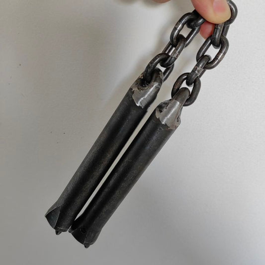Premium Handcrafted Meteor Chain Whip Baton in Tungsten Steel