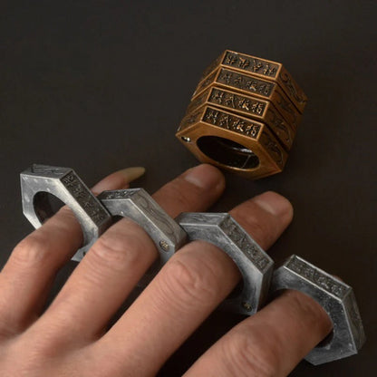 Collapsible Steel Ring for Knuckle Protection