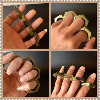 Collapsible Steel Ring for Knuckle Protection