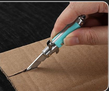 Keychain Folding Knife Mini EDC Tool for Outdoor Defense and Pocket Carry