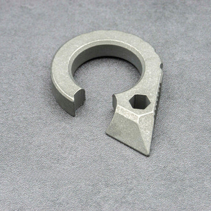 Stone Washed Titanium EDC Finger Tool