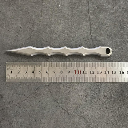 Titanium Alloy Crowbar Multifunctional Bottle Opener Tool for Self-defense