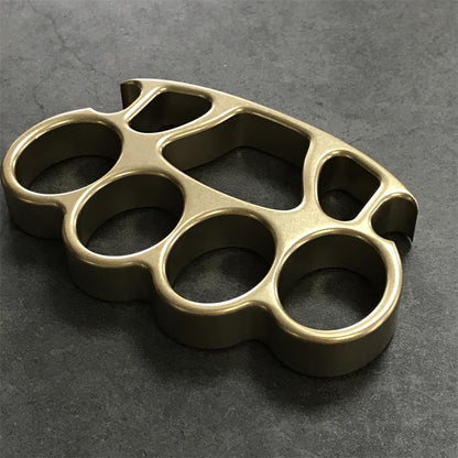 Stonewashed Brass Knuckle Duster Bottle Opener Tool