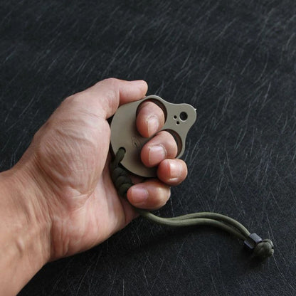 Alien Inspired Titanium Knuckle Duster Portable Self-Defense Gear