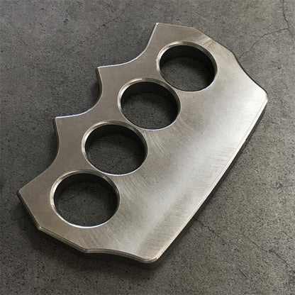 Solid Pure Steel Knuckle Duster for Tactical Self-Defense