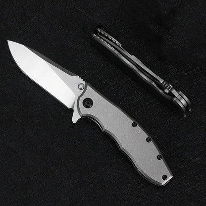 Outdoor Ready Titanium Alloy Folding Knife for Camping Adventures