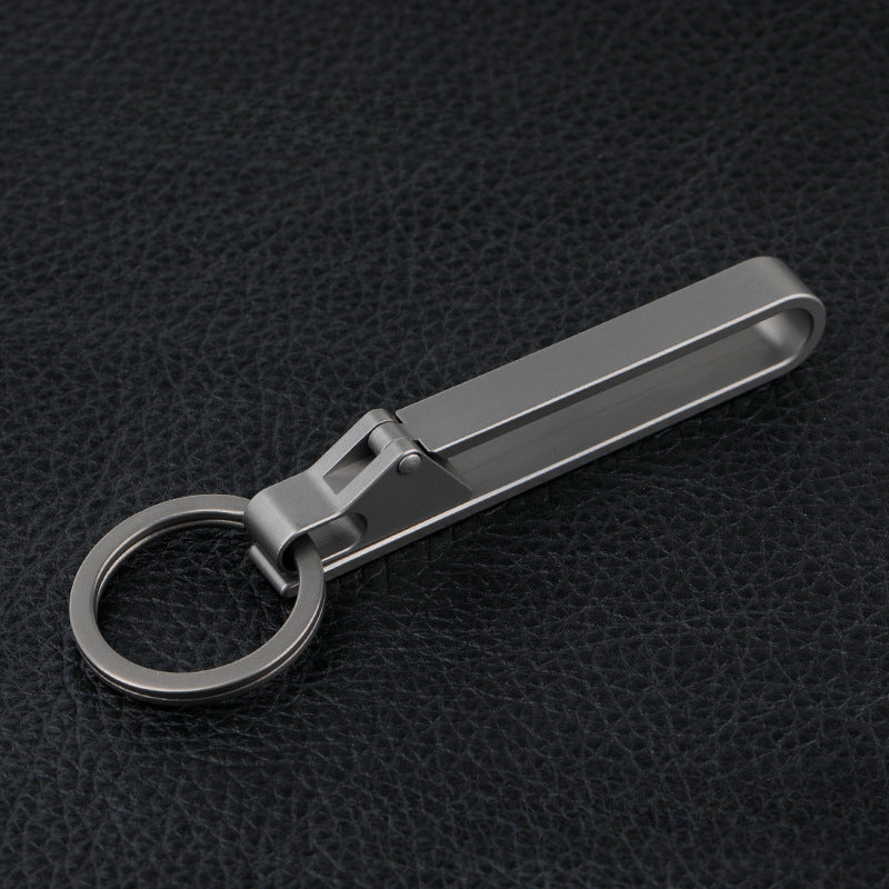 Lightweight Titanium Key Holder for Men Waist Clip and Sports Keychain