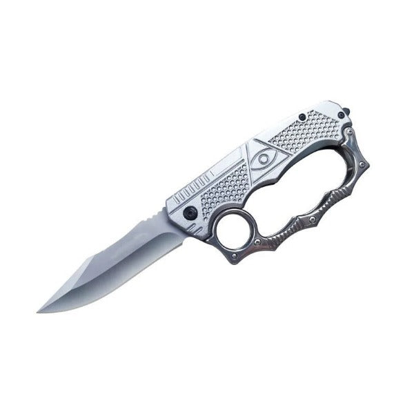 Knuckle Folding Knife for Outdoor Self Defense EDC Pocket Tool