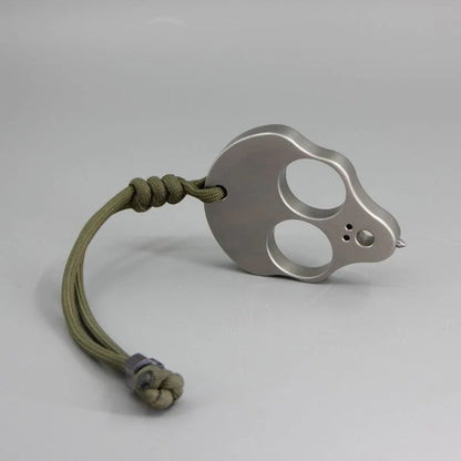 Alien Inspired Titanium Knuckle Duster Portable Self-Defense Gear