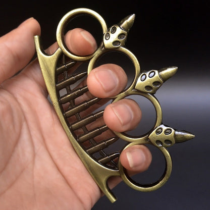 Four-Finger Bullet Head Knuckle Tool for Self-Defense