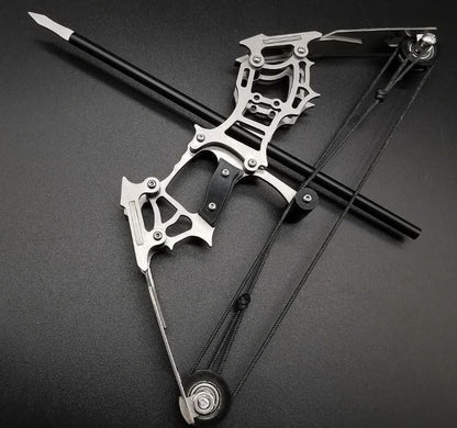 Pocket-Sized Compound Bow Mini Bow and Arrow Set for Archery Practice