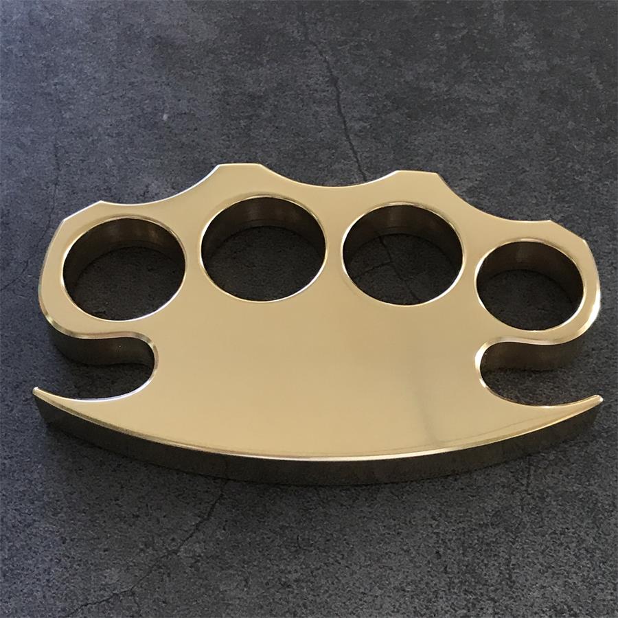 Brass Self-Defense EDC Knuckle Duster with Smooth Polished Surface
