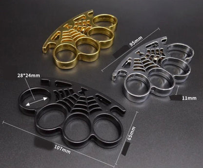 Metal Brass Knuckle Duster by WebGuard for Window Breaking Protection
