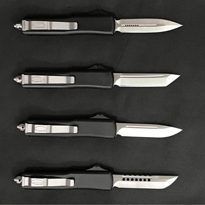 Aluminum Handle Survival Knife Tactical Outdoor Defense Camping Pocket Gear