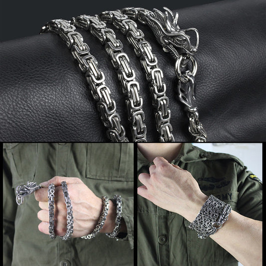 Self-Defense Wristband Made from Titanium Steel for Protection
