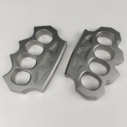 Self-Defense EDC Gear Solid Integrated Steel Knuckle Duster