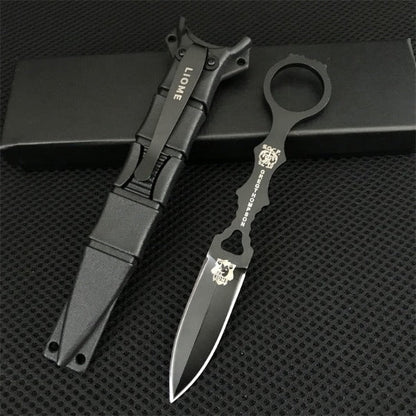 Liome Fixed Blade Tactical Knife for Outdoor Hunting and Camping Needs