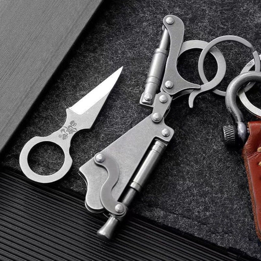 Rebounding Fun Pocket Knife Versatile Self-Defense EDC Tool