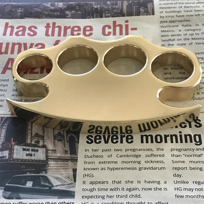 Brass Self-Defense EDC Knuckle Duster with Smooth Polished Surface