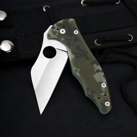G10 Grip Folding Knife for Tactical EDC and Outdoor Adventures
