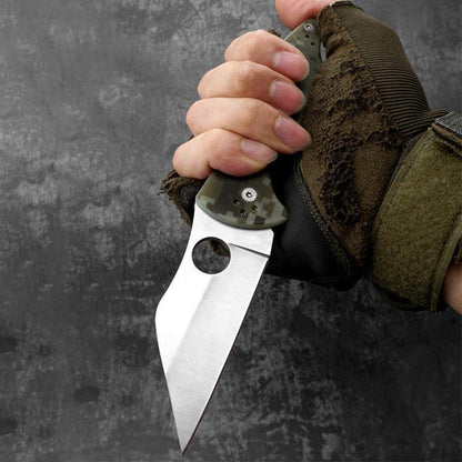 G10 Grip Folding Knife for Tactical EDC and Outdoor Adventures