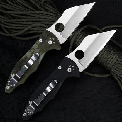 G10 Grip Folding Knife for Tactical EDC and Outdoor Adventures