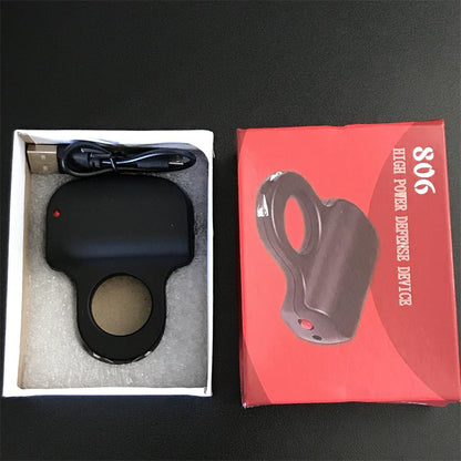Electric Shock Knuckle Stun Gun Small Self-Defense Tool